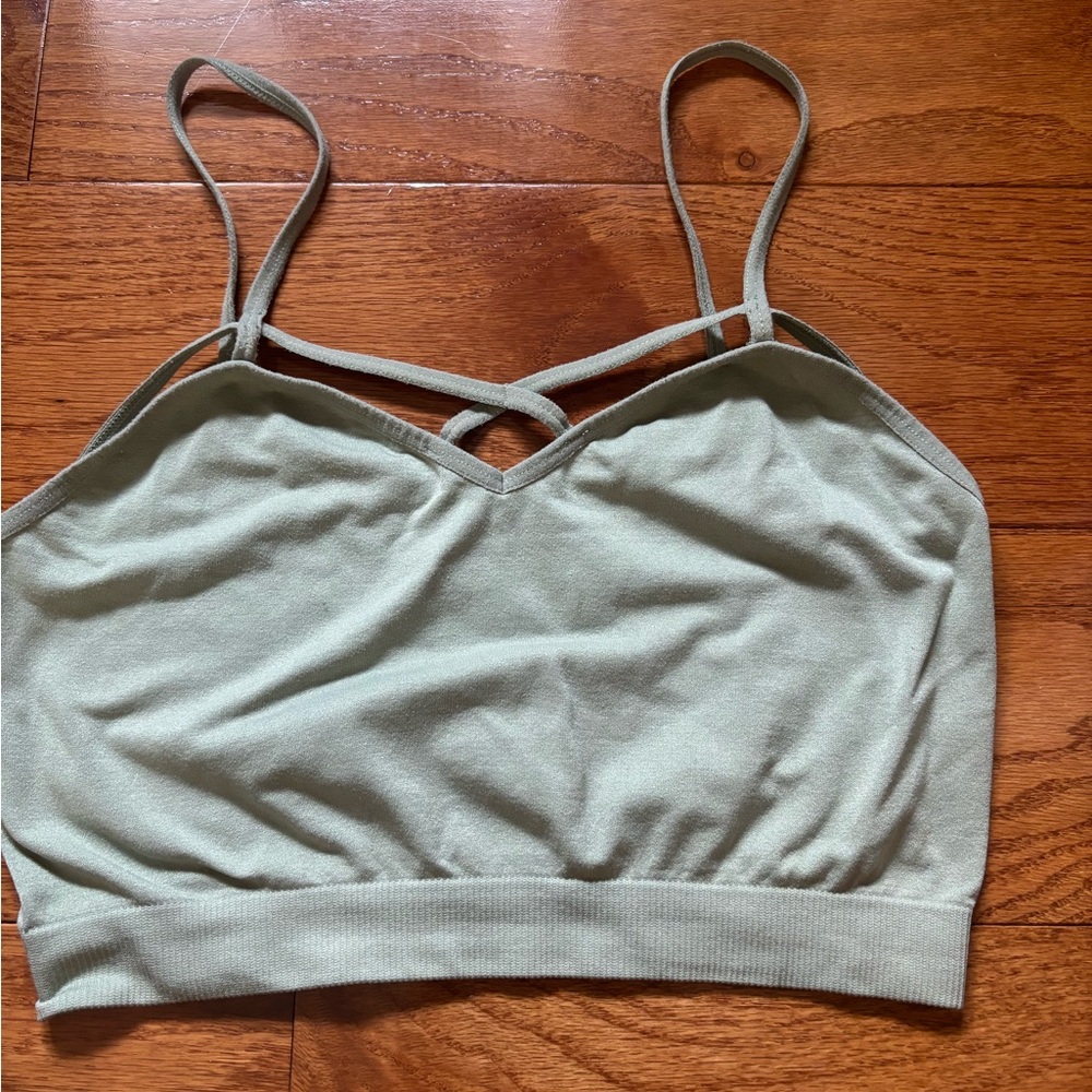 Women's Olive Green Bralette